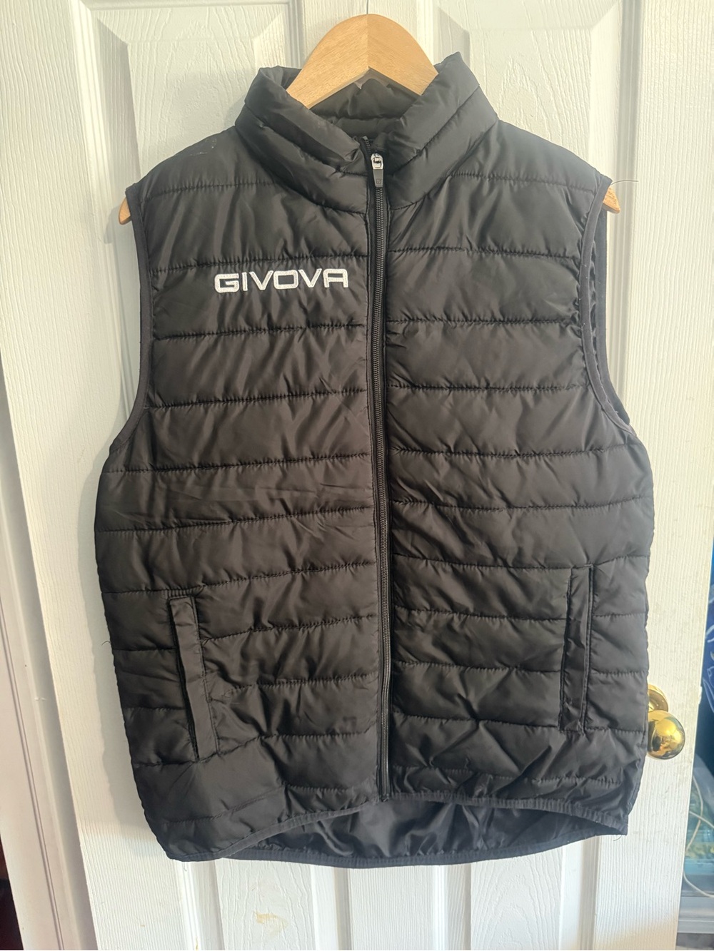 Men's Black Quilted Insulated Vest